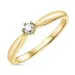 0,10 ct Diamant Solitärring in 14 Karat Gold 0,10 ct