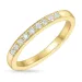 Diamant Memoirering in 14 Karat Gold 0,16 ct