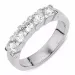 weißem Zirkon Ring aus Silber