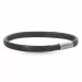 Flach braunem leder armband aus stahl x 6 mm