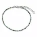 Elegant schmuckstein armband mit achat und hematite.