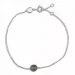 Grünem perle ankerarmband aus silber