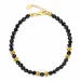schwarz Armband mit Onyxe