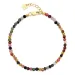 mehrfarbigen Armband mit Turmalin
