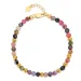 mehrfarbigen Armband mit Turmalin
