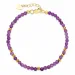 violettem Armband mit Amethyst