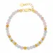 mehrfarbigen Armband mit morganit