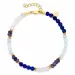 mehrfarbigen Armband mit Schmuckstein