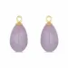 Kollektionsmuster lavendelfarbenem Amethyst Anhänger für Ohrringe in vergoldetem Silber