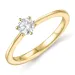 0,30 ct lab grown Diamant Solitärring in 9 Karat Gold 0,30 ct