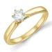 0,50 ct lab grown Diamant Solitärring in 9 Karat Gold 0,50 ct