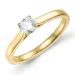 0,40 ct lab grown Diamant Solitärring in 9 Karat Gold 0,40 ct