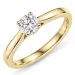 0,50 ct lab grown Diamant Solitärring in 9 Karat Gold 0,50 ct