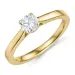0,50 ct lab grown Diamant Solitärring in 9 Karat Gold 0,50 ct