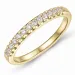 lab grown Diamant Memoirering in 9 Karat Gold 0,26 ct
