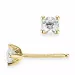 2 x 0,20 ct lab grown Diamant Solitärohrstecker in 9 Karat Gold mit lab grown Diamant 