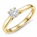 0,40 ct lab grown Diamant Solitärring in 9 Karat Gold 0,40 ct