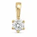 0,20 ct lab grown Diamant Solitäranhänger in 9 karat Gold 0,20 ct