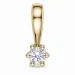 0,05 ct lab grown Diamant Solitäranhänger in 9 karat Gold 0,05 ct
