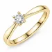 0,30 ct lab grown Diamant Ring in 14 Karat Gold 0,30 ct