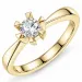 0,40 ct lab grown Diamant Ring in 14 Karat Gold 0,40 ct