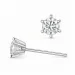 2 x 0,30 ct lab grown Diamant Ohrstecker in 14 Karat Weißgold mit lab grown Diamant 