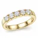 lab grown Diamant Memoirering in 14 Karat Gold 5 x 0,20 ct