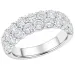 lab grown Diamant Ring in 14 Karat Weißgold 2,5 ct