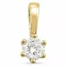 0,40 ct lab grown Diamant Anhänger in 14 karat Gold 0,40 ct