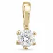 0,40 ct lab grown Diamant Anhänger in 14 karat Gold 0,40 ct