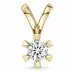 0,50 ct lab grown Diamant Anhänger in 14 karat Gold 0,50 ct
