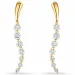 Ohrringe in 14 Karat Gold mit lab grown Diamant 