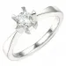 1,00 ct lab grown Diamant Solitärring in 14 Karat Weißgold 1,0 ct