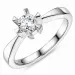 1,00 ct lab grown Diamant Solitärring in 14 Karat Weißgold 1,0 ct