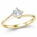 lab grown Diamant Solitärring in 14 Karat Gold 0,50 ct