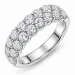 lab grown Diamant Ring in 14 Karat Weißgold 2,5 ct