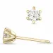 2 x 0,30 ct lab grown Diamant Solitärohrstecker in 14 Karat Gold mit lab grown Diamant 