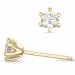 2 x 0,40 ct lab grown Diamant Solitärohrstecker in 14 Karat Gold mit lab grown Diamant 
