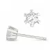2 x 0,10 ct lab grown Diamant Solitärohrstecker in 14 Karat Weißgold mit lab grown Diamant 