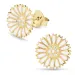 11,5 mm Marguerite Ohrringe in vergoldetem Silber - Marie