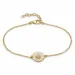12 mm Marguerite Armband aus vergoldetem Sterlingsilber und Marguerite Anhänger aus vergoldetem - Marie