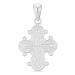 15 x 25 mm Dagmarkreuz Anhänger aus Silber - Amoré