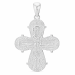18,5 x 23,5 mm Dagmarkreuz Anhänger aus Silber - Amoré
