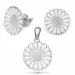 Marguerite Schmuck Set in Silber