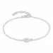 Marguerite Armband aus rhodiniertem Silber