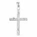 Kreuz Zirkon Anhänger aus Silber - Amoré