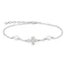 Dagmarkreuz Perle Armband aus Silber