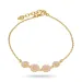 Marguerite violettem Armband aus vergoldetem Sterlingsilber - Maggie
