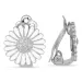 14 mm Marguerite Ohrringe in Silber - Matilda