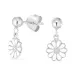 8 mm Marguerite Ohrstecker in Silber - Maggie